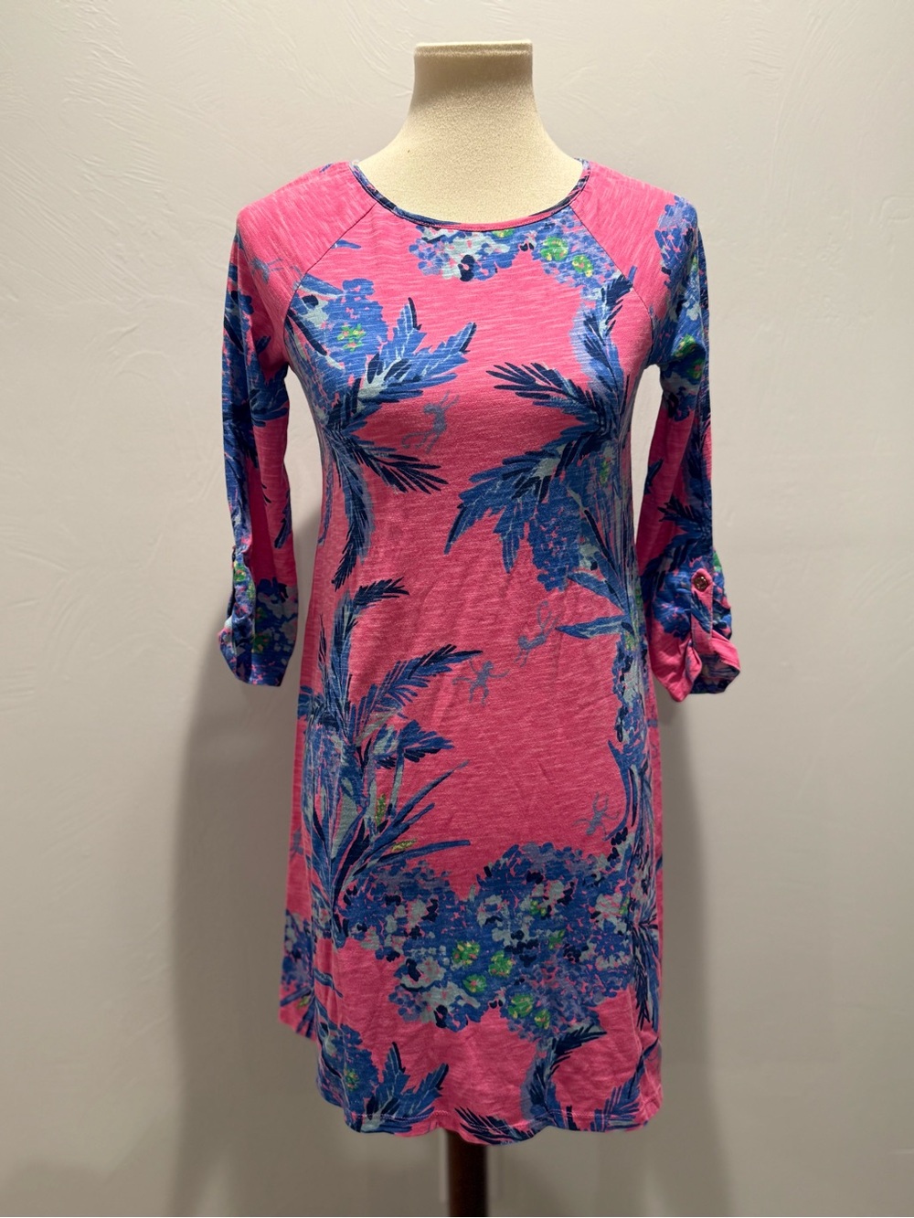 Lilly Pulitzer Surfcrest Swing Dress - Tiki Pink Out On A Limb Print